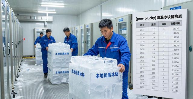 青白江区降温冰块多少钱一吨？本地制冰厂报价来了